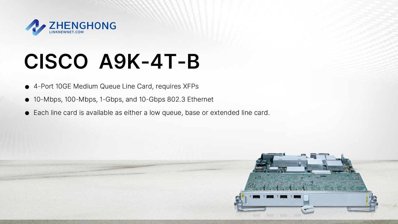 Cisco ASR 9000 Series Medium Queue Line Card,A9K-4T-B