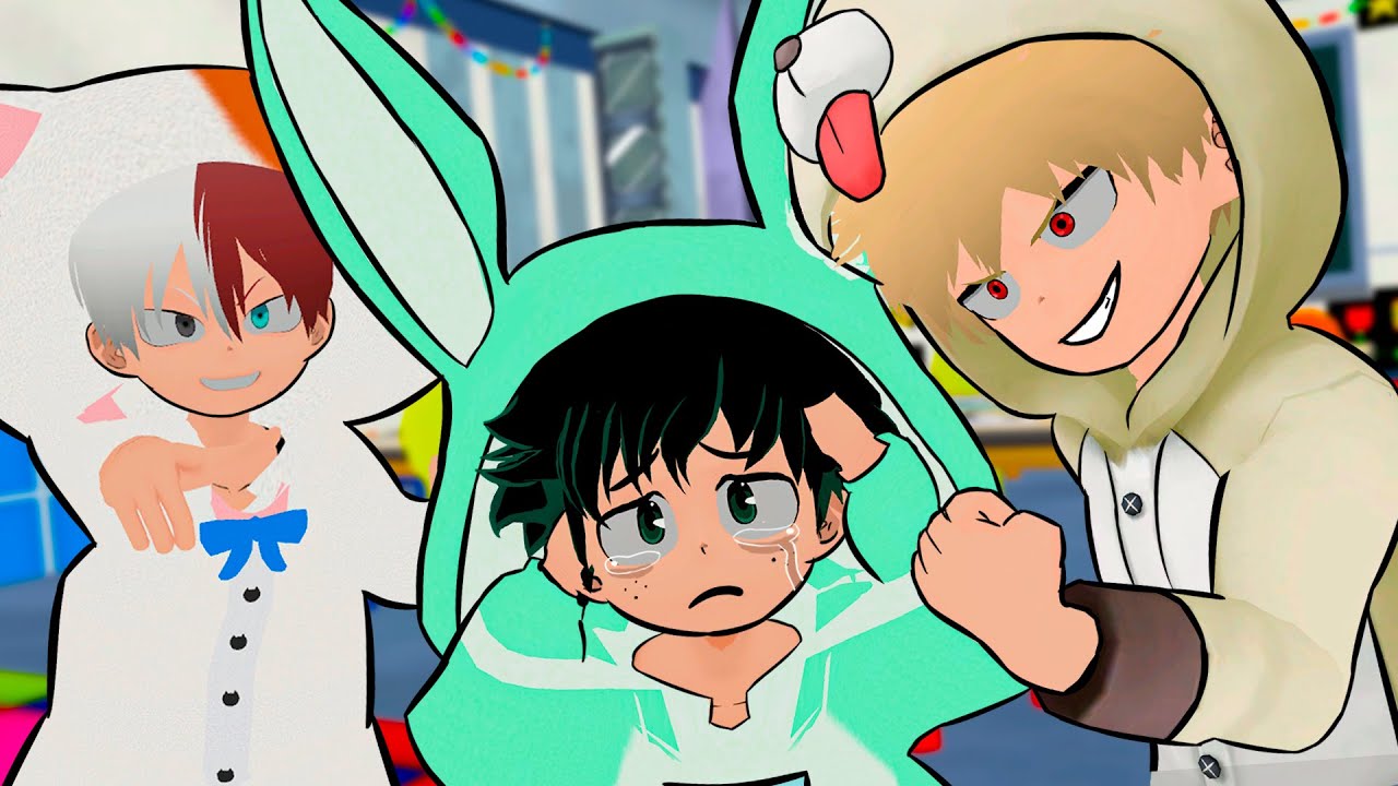 TODOROKI vê DEKU sofrendo na mão do BAKUGO na CRECHE de Boku no Hero VR!!!
