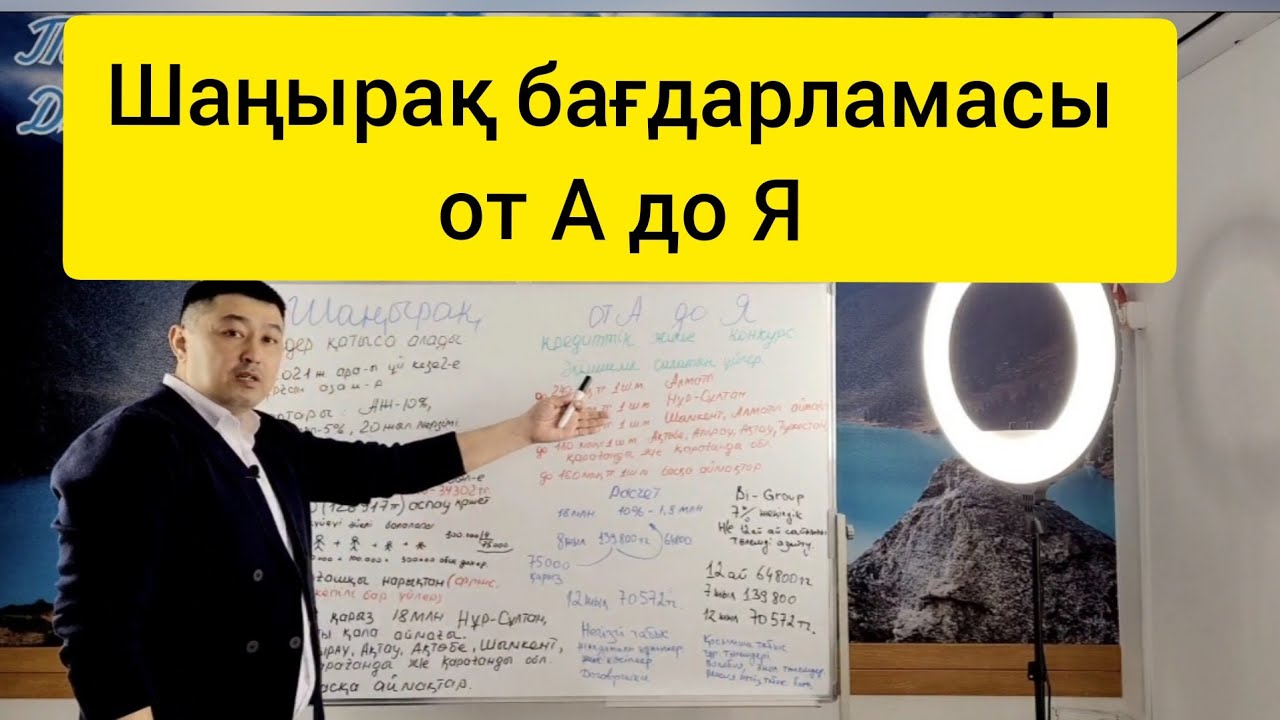 Шаңырақ бағдарламасы от А до Я