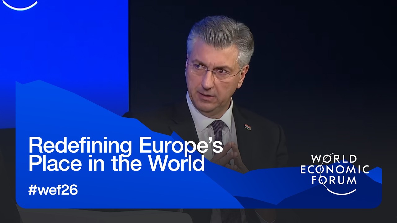 Redefining Europe’s Place in the World | World Economic Forum Annual Meeting 2026