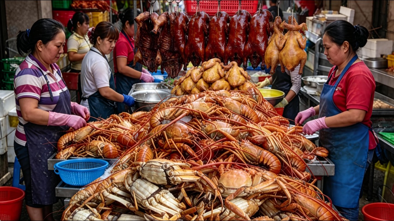 A Wild Guangdong Village Wedding in China! What Feast Can You Get for a Table at 250 USD? 🇨🇳🦀
