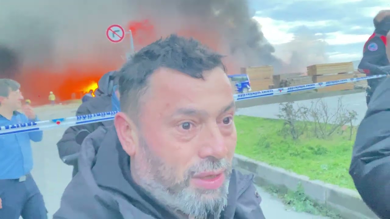 25 Ocak 2026 Hadımköy Yolu Cd. Üzerindeki Yangın Hadımköy-Beylikdüzü  Trafiğini Felç Etti
