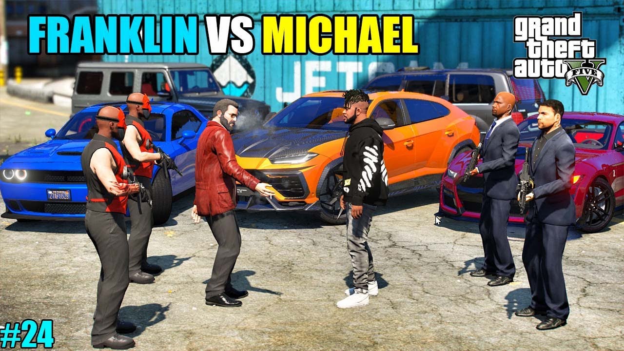 THE FRANKLIN VS MICHAEL FIGHT BEGINS| NEW SURPRISE CAR |MRc GAMING YT #24