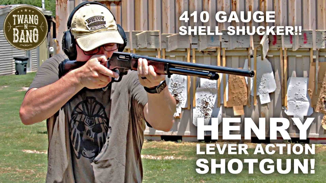 Henry Lever Action Shotgun! 410 Gauge Shell Shucker