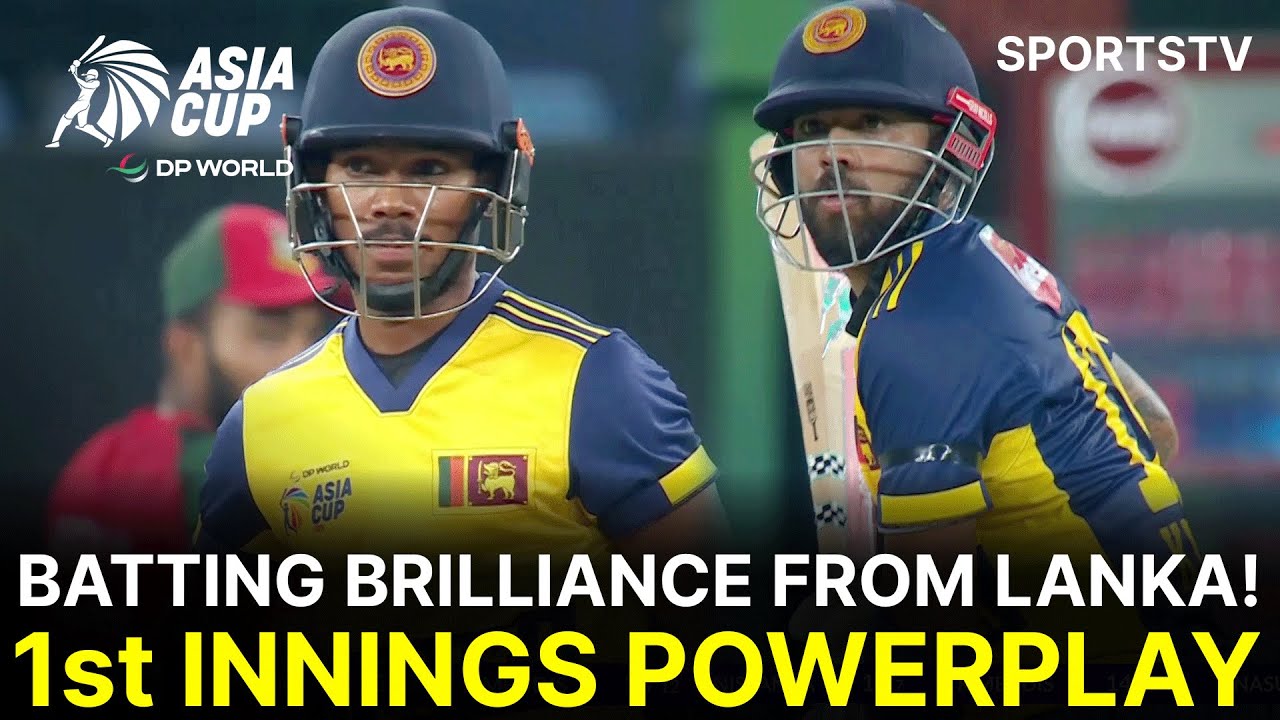 1st Innings Powerplay | Bangladesh vs Sri Lanka | Match 13 | DP World Asia Cup 2025 | ZF1U