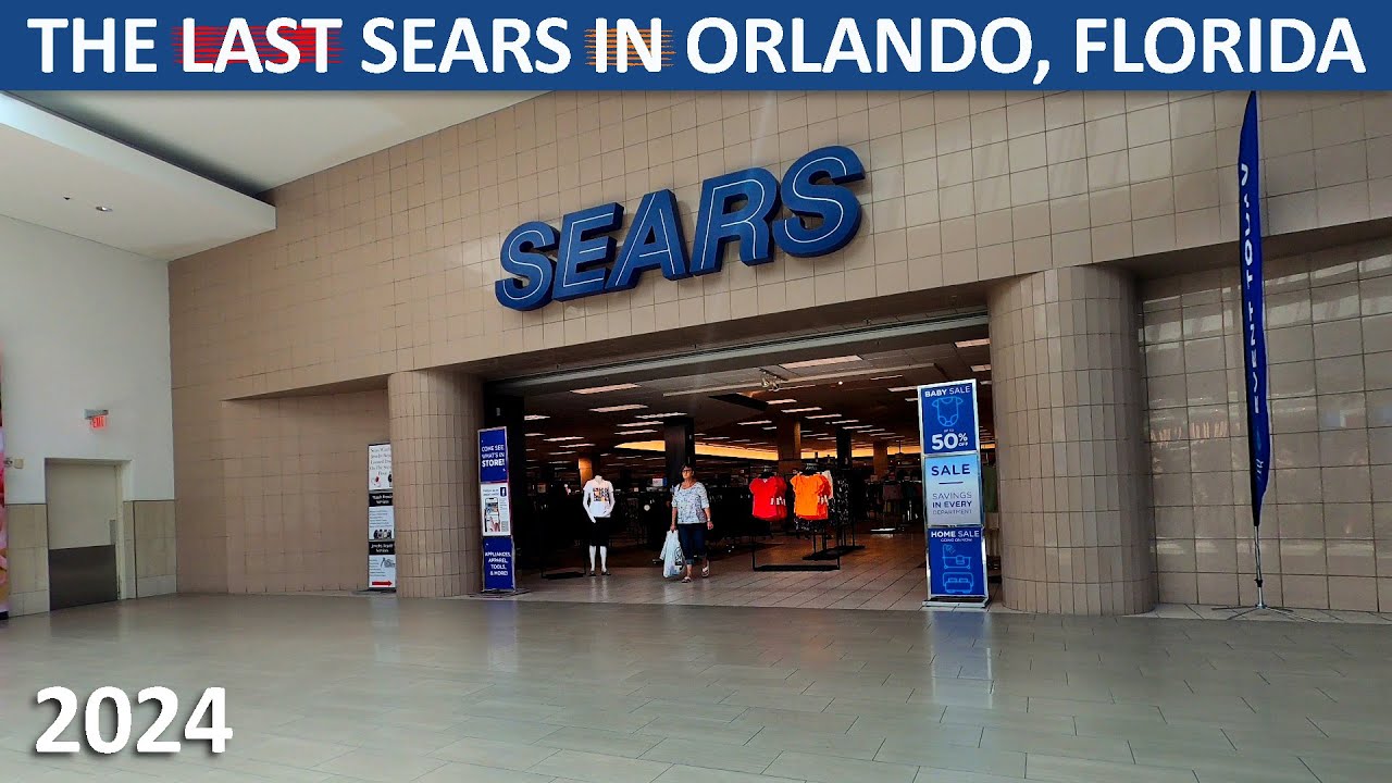 Sears at The Florida Mall - 8001 Orange Blossom Trail, Orlando, Florida - Walking / Shopping - 2024
