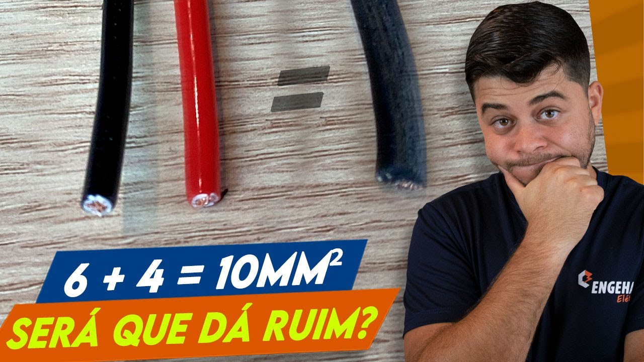 Posso USAR um CABO 6mm + outro de 4mm no lugar do 10mm? 🤔