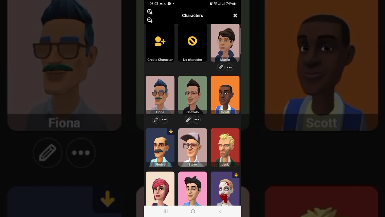 How to create a full animated movie with plotagon on phone.
