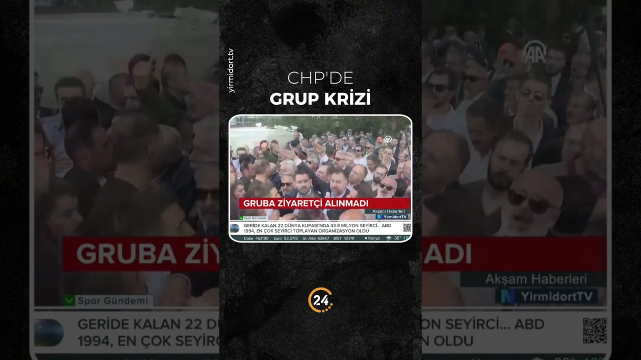 Chp'de Grup Krizi