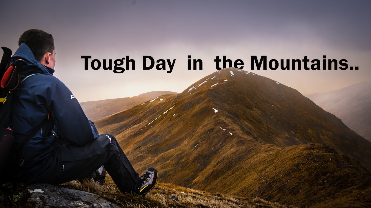 A tough day in the Scottish Mountains..