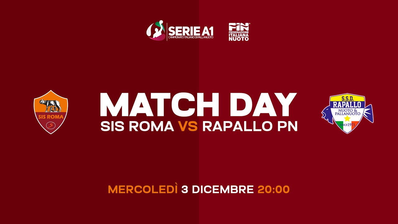 SIS ROMA vs RAPALLO | Serie A1 femminile 2025/2026