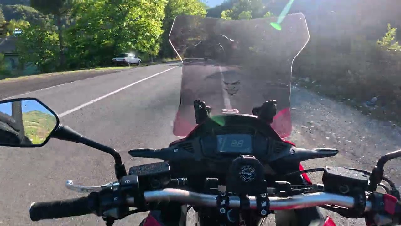 Honda VFR 800X crossrunner ağaçlı yol @safranbolu @karabük #motobike 