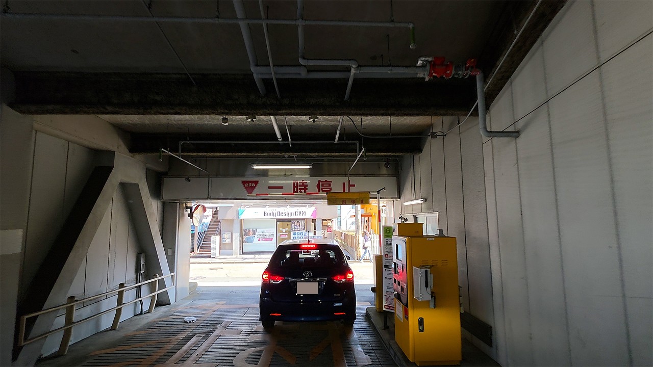 🅿️中央林間東急スクエア『立体』駐車場出口から｜神奈川県 大和市 中央林間 出方