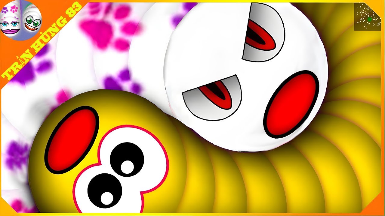🐍WORMSZONE.IO | GIANT SLITHER SNAKE TOP 01 / Лучший игровой процесс в Epic Worms Zone! | Trần Hùn...
