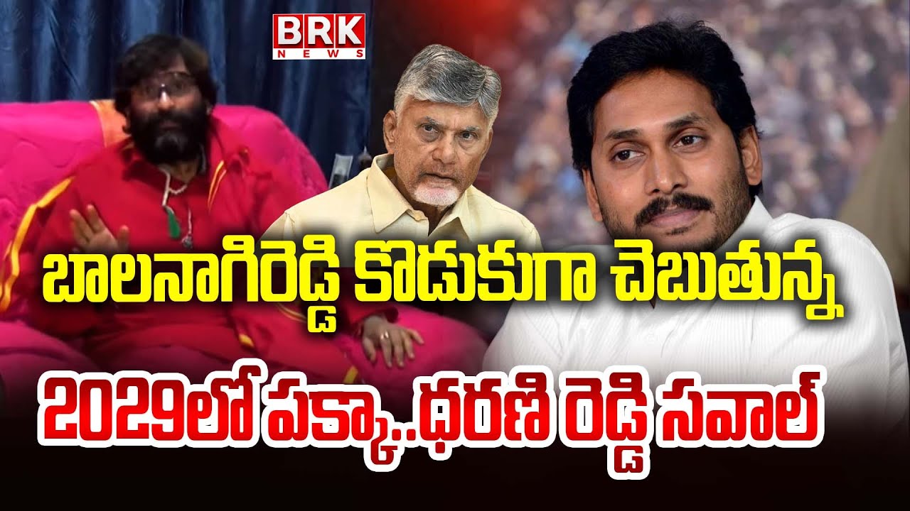 బాలనాగిరెడ్డి కొడుకుగా చెబుతున్న2029లో పక్కా.. ధరణి రెడ్డి సవాల్ | Y. Dharani Reddy@brknewsofficial