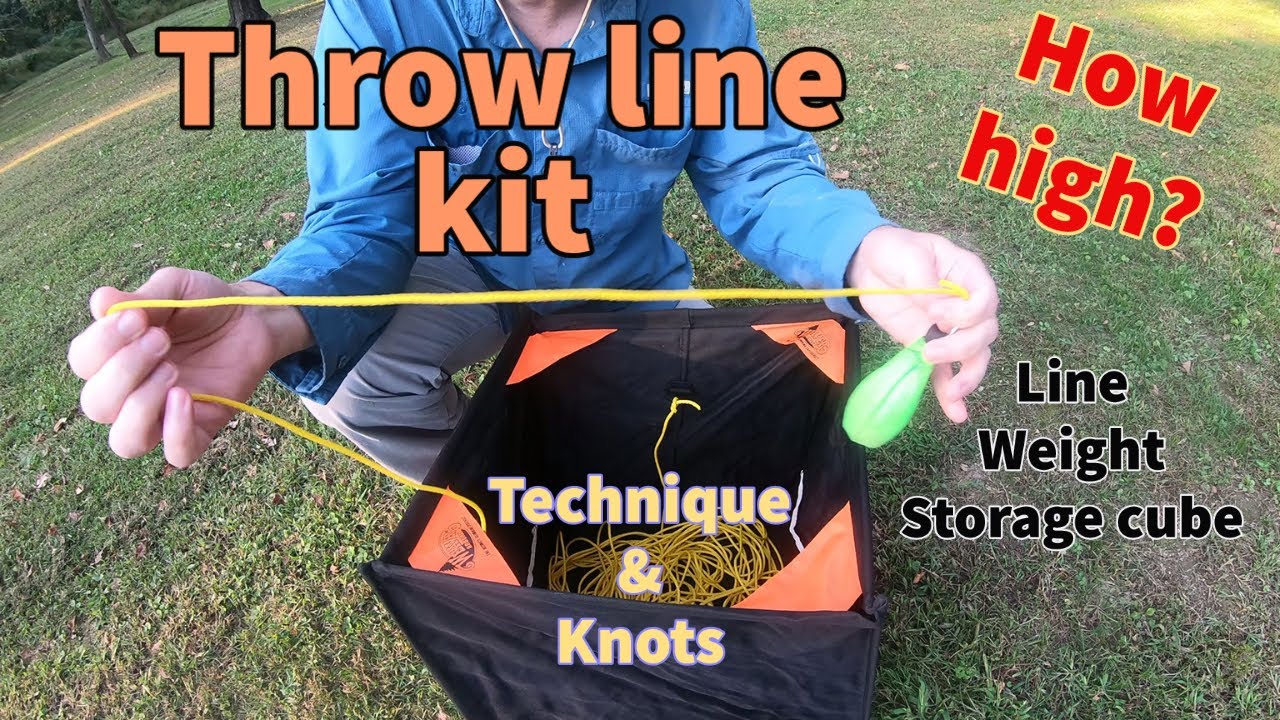 How to: Arborist throw line for getting antennas up high