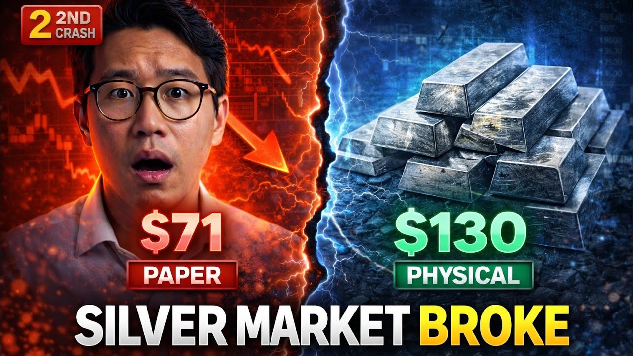 Silver Just Crashed 40% — And the Market Is Breaking Right Now”