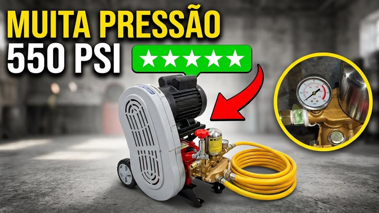 LAVADORA DE ALTA PRESSÃO ELETROPLAS 3 CV 550 PSI (Tudo que você precisa saber)