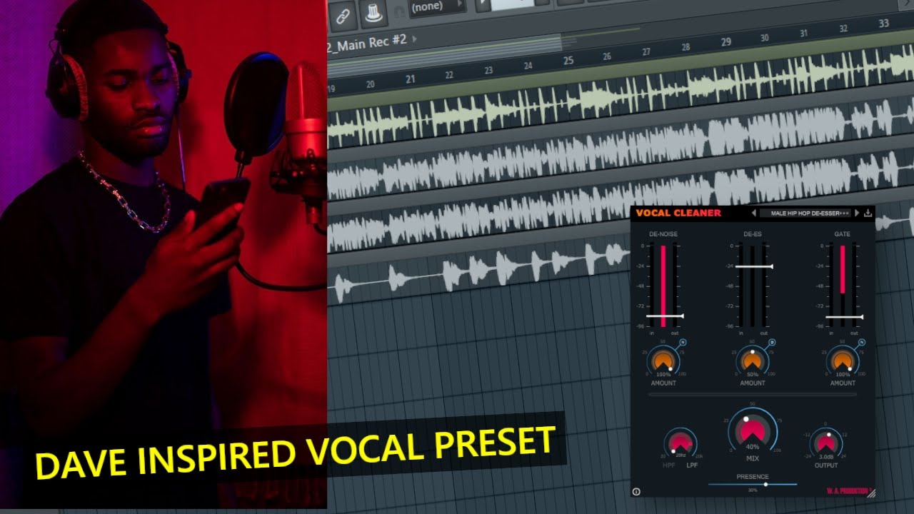 DAVE (UK RAPPER) Inspired Vocal Settings for FL Studio | +Free FL Studio Vocal Preset