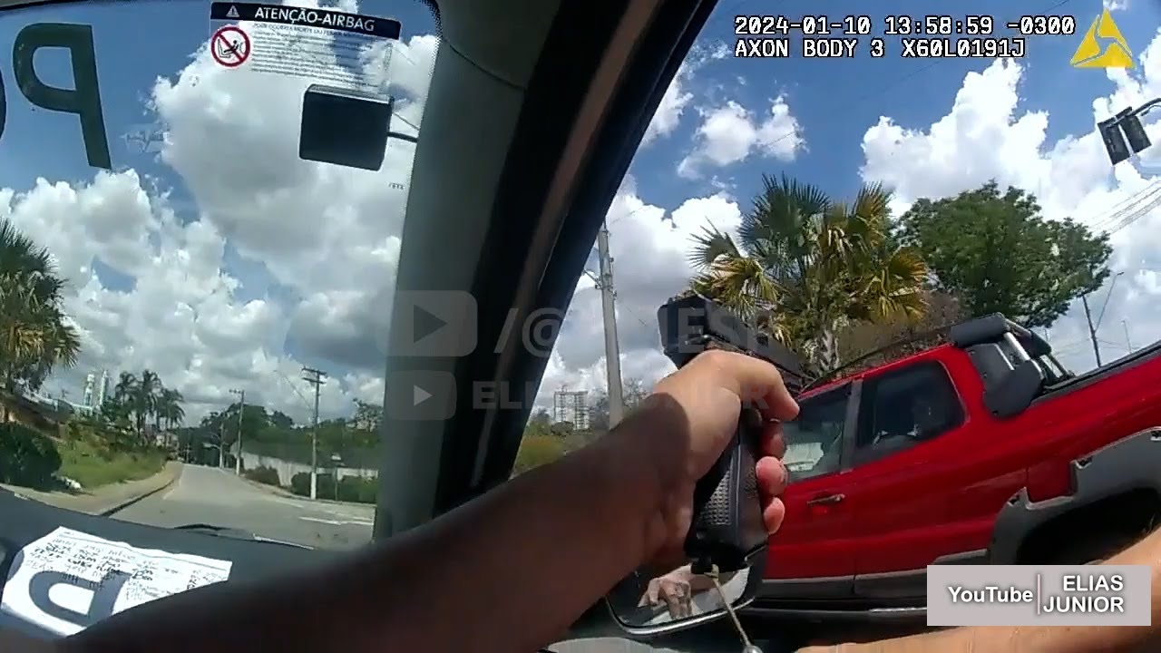 Intensa perseguição termina com vários carros batidos e ladrão preso! Diretor Elias Junior