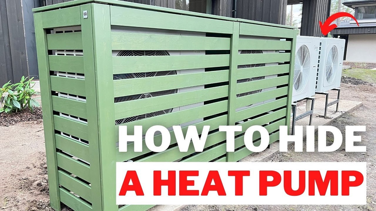 How to Make Outdoor Heat Pump Cover / Air Conditioner Cover | Woodwoking Proekts