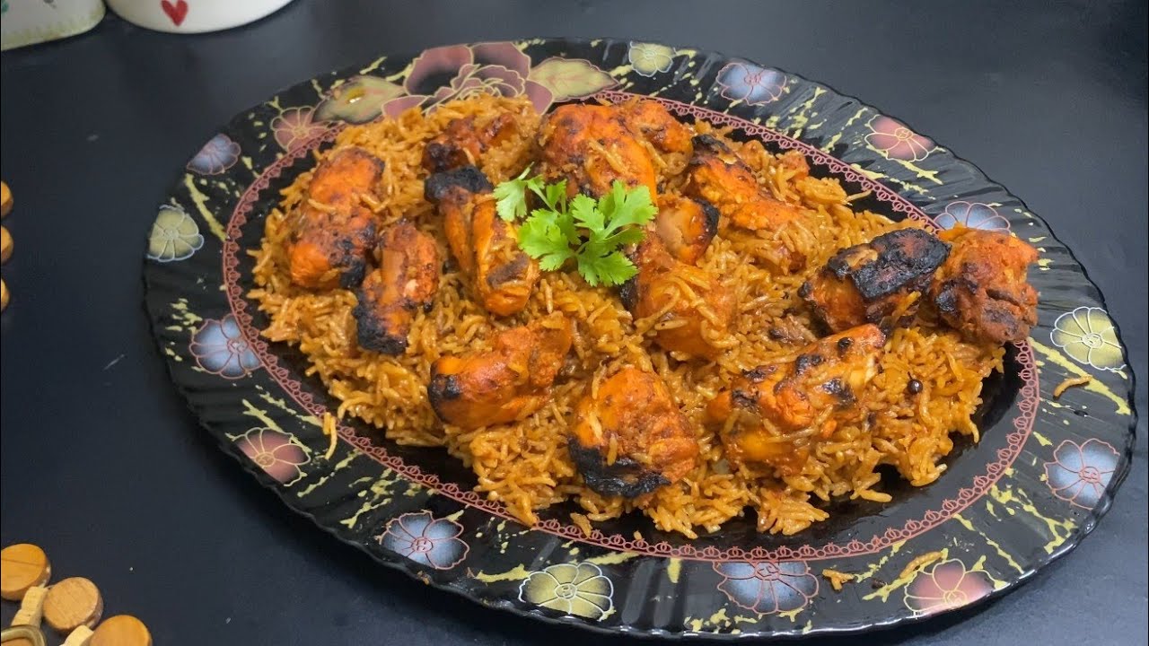 Chicken Tikka Pulao Recipe in Pressure Cooker | Easy One Pot Chicken Pulao