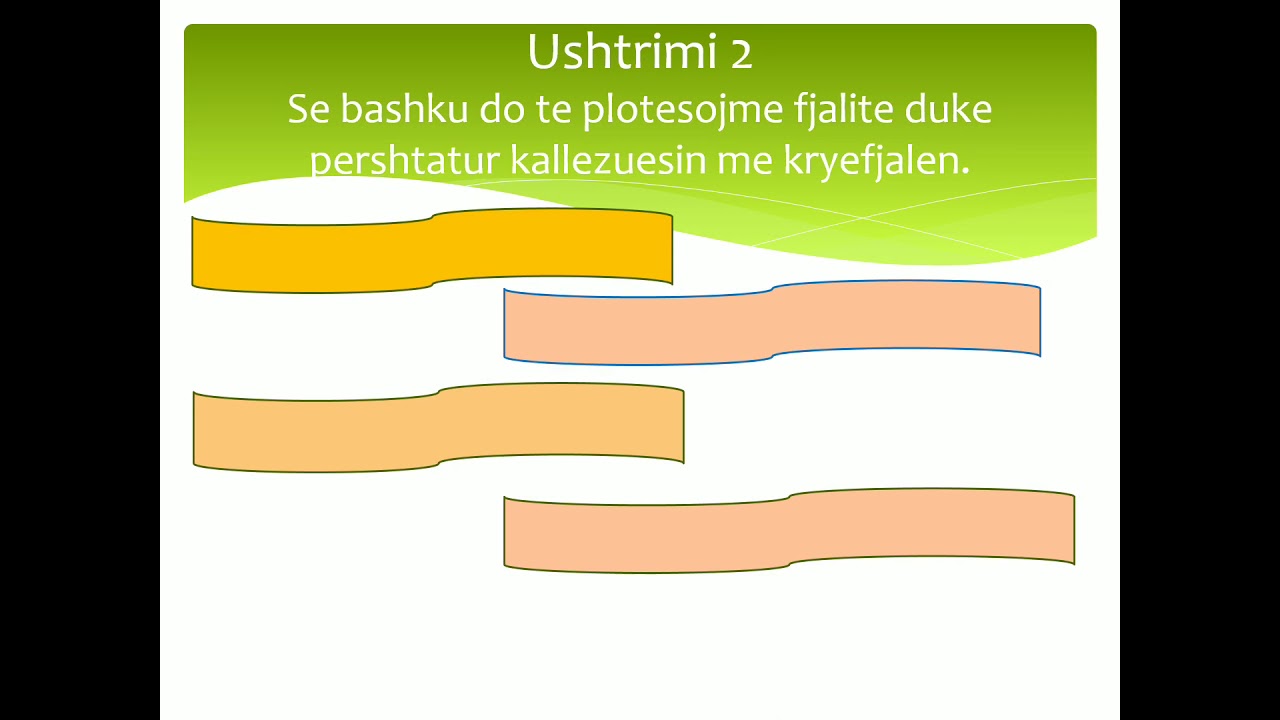 Gjuhë shqipe - Pershtatja e kallezuesit me kryefjalen Klasa IV Shkolla Jeronim de Rada