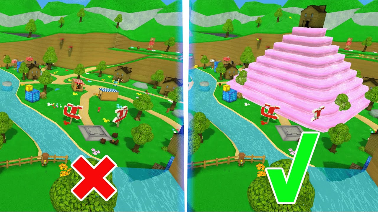 Pink Pyramid with a House on Top  - Super Bear Adventure Gameplay Walkthrough