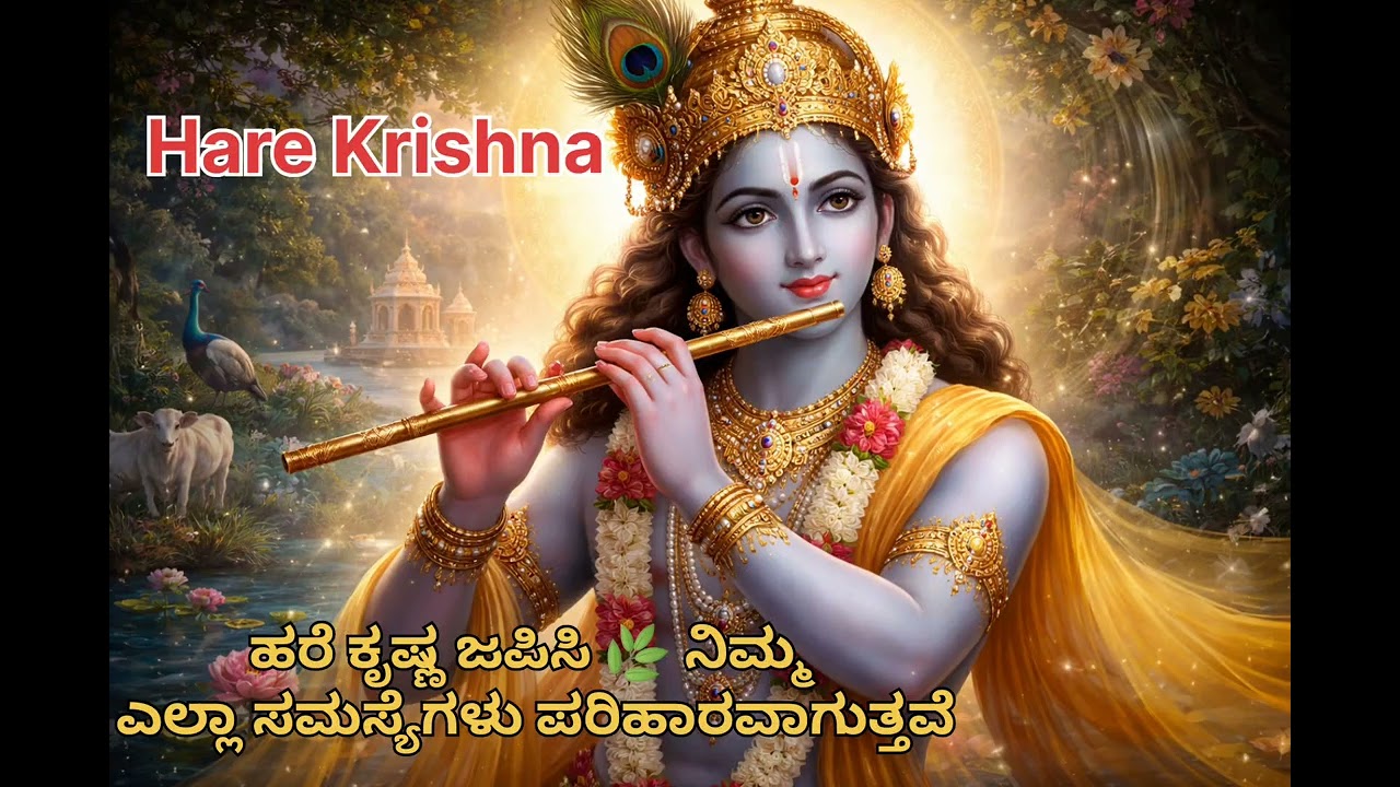 Hare Krishna Chanting 🌿 Solution to All Problems #krishna #medition #bhakti #youtube #virel 