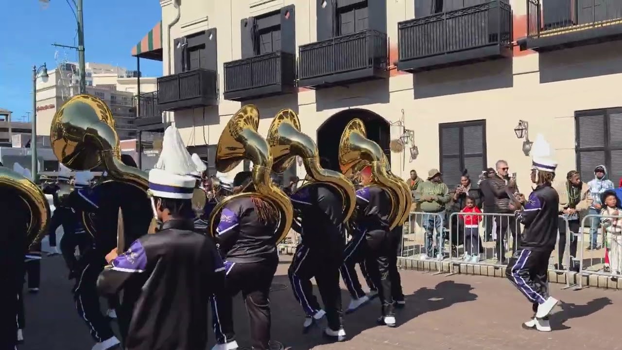 2026 02 07 LeMoyne Owen College Band #2 Mardi Gras Memphis Memphis TN