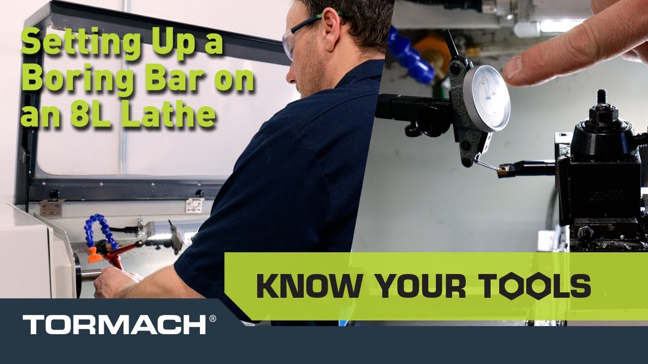 Setting Up a Boring Bar on a Tormach 8L Lathe