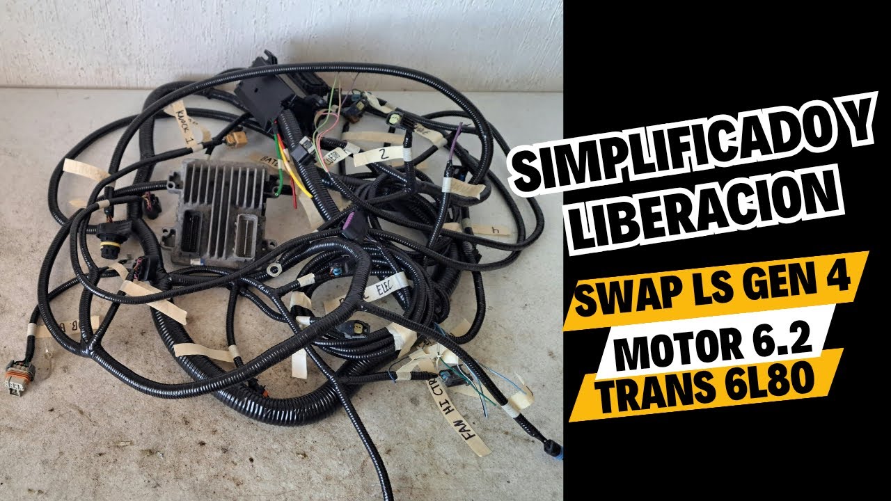 Swap LS Gen 4: Simplificado de Arnés, Motor 6.2 Transmisión 6L80 | Castro Tuning