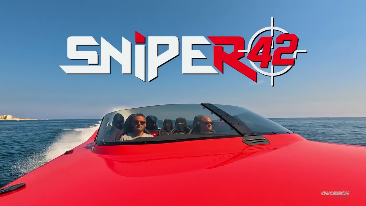 1350 HP Powerboat Beast | Chaudron Sniper 42