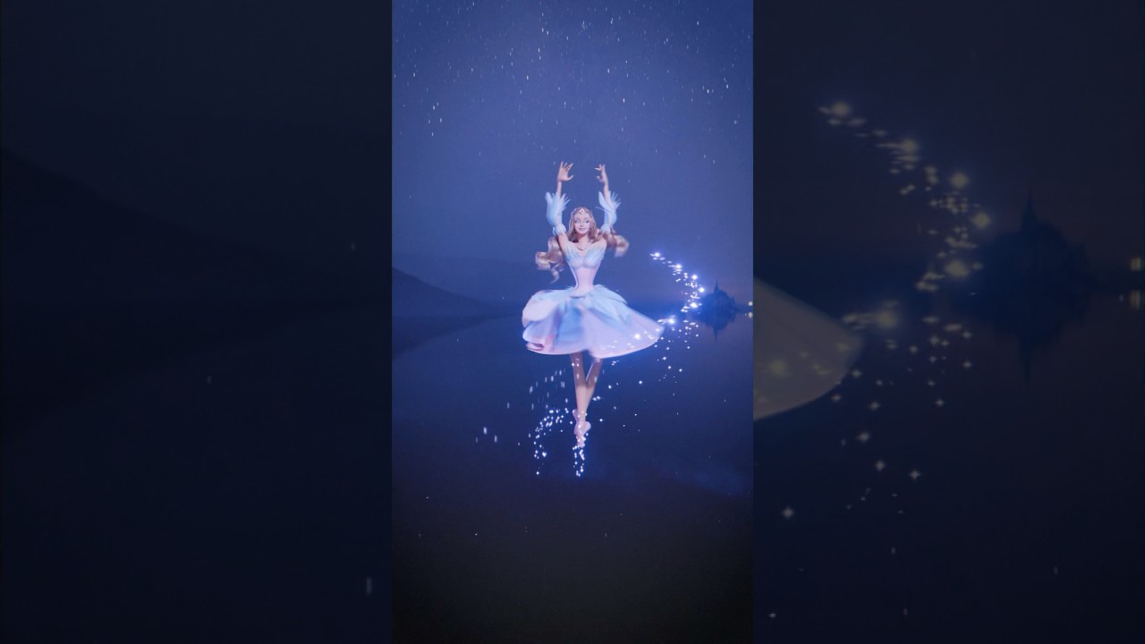 Barbie of Swan Lake dance screen 🤍🦢 #3d #barbie #swanlake