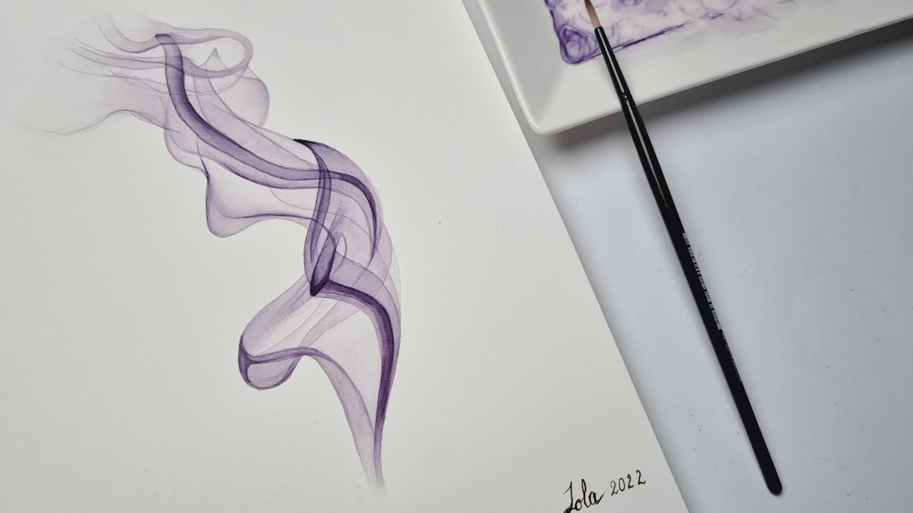 Top Watercolor Artist Shares Best Techniques for Transparent Smoke
