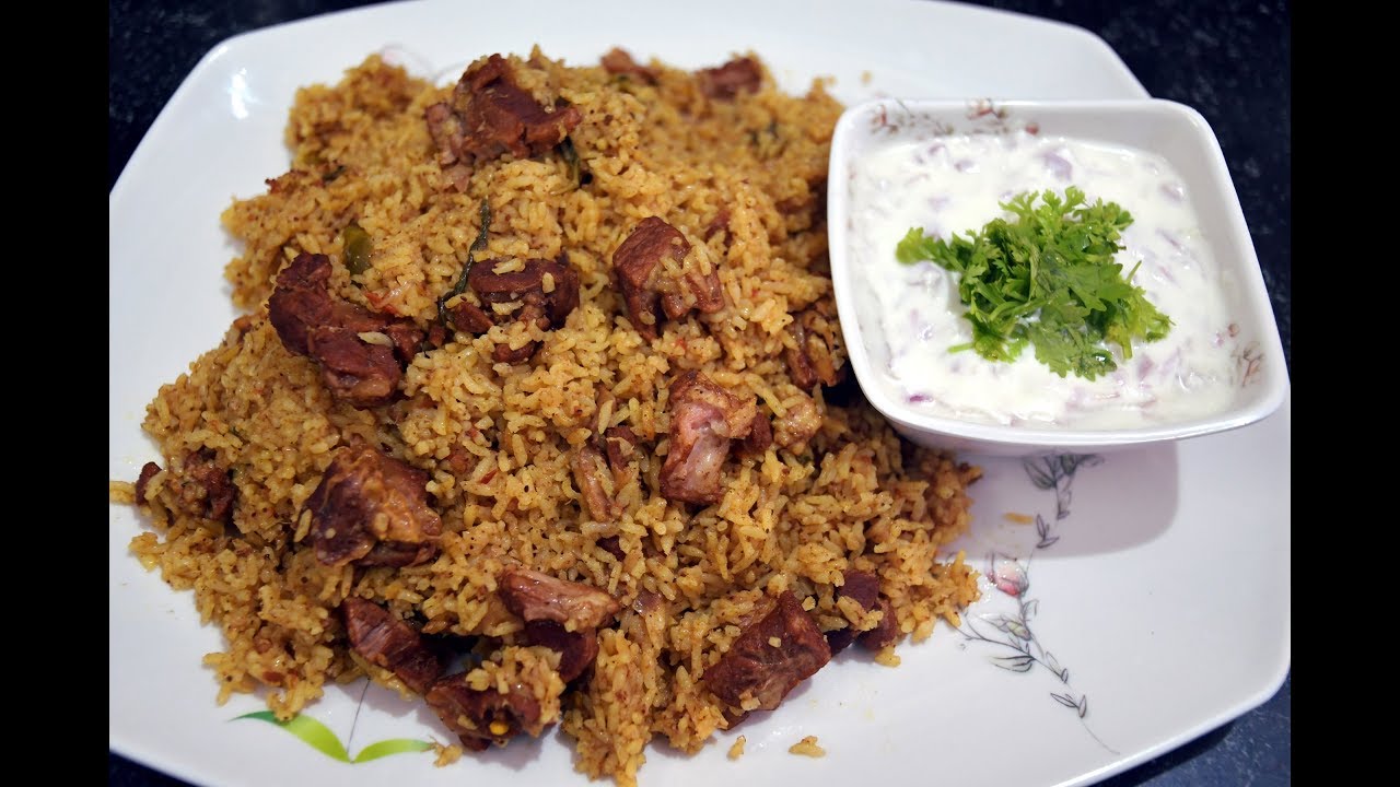 Dindigul Mutton dum Biryani / திண்டுக்கல் மட்டன் தம் பிரியாணி