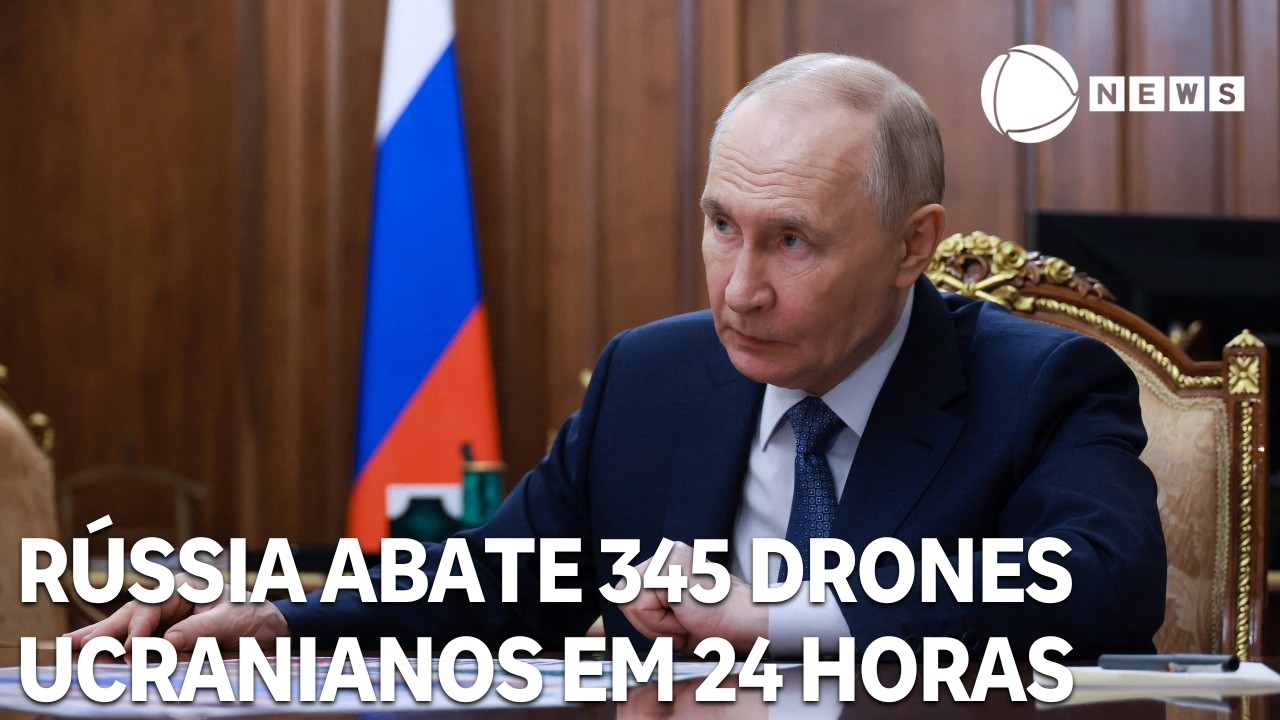 Rússia abate 345 drones ucranianos em 24 horas