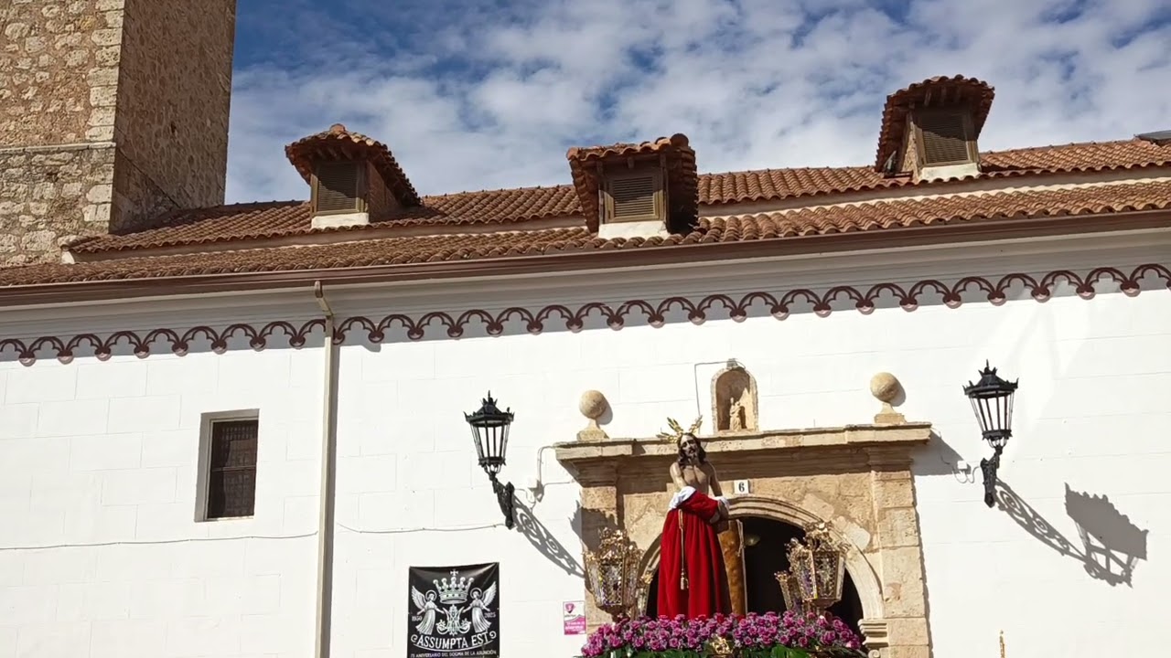 Llegada a su sede el Stmo Cristo de la columna Quintanar de la orden 19-10-2025