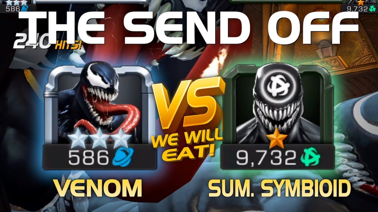 The Send Off: Venom vs. Summoned Symbioid (We Will Eat Edition) | Marvel Contest of Champions