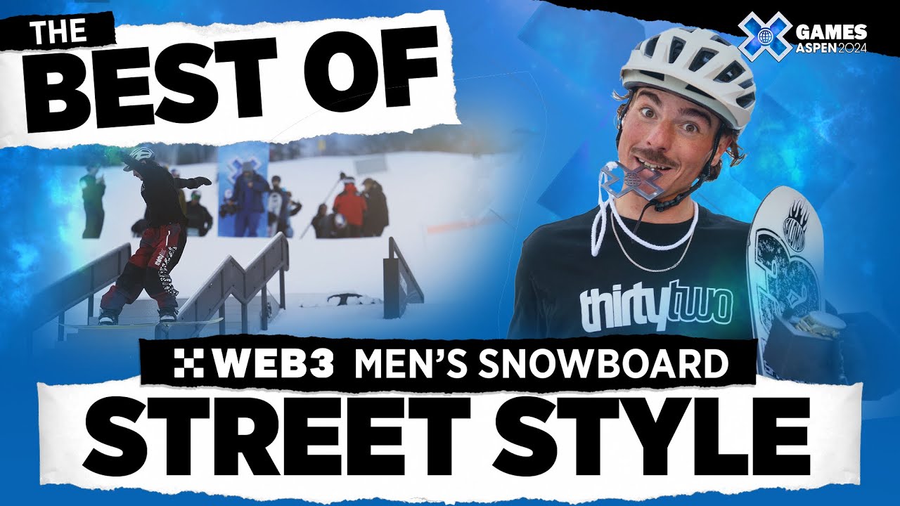 BEST OF OKX Men’s Snowboard Street Style | X Games Aspen 2024