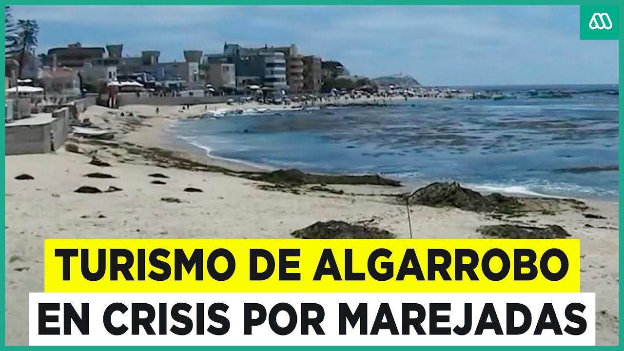 El turismo de Algarrobo en crisis por culpa de marejadas: Playas están vacías