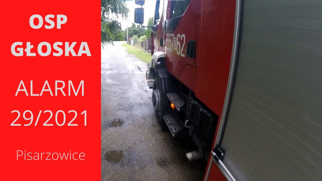 OSP Głoska - 29/2021 Zadymienie domu w Pisarzowicach