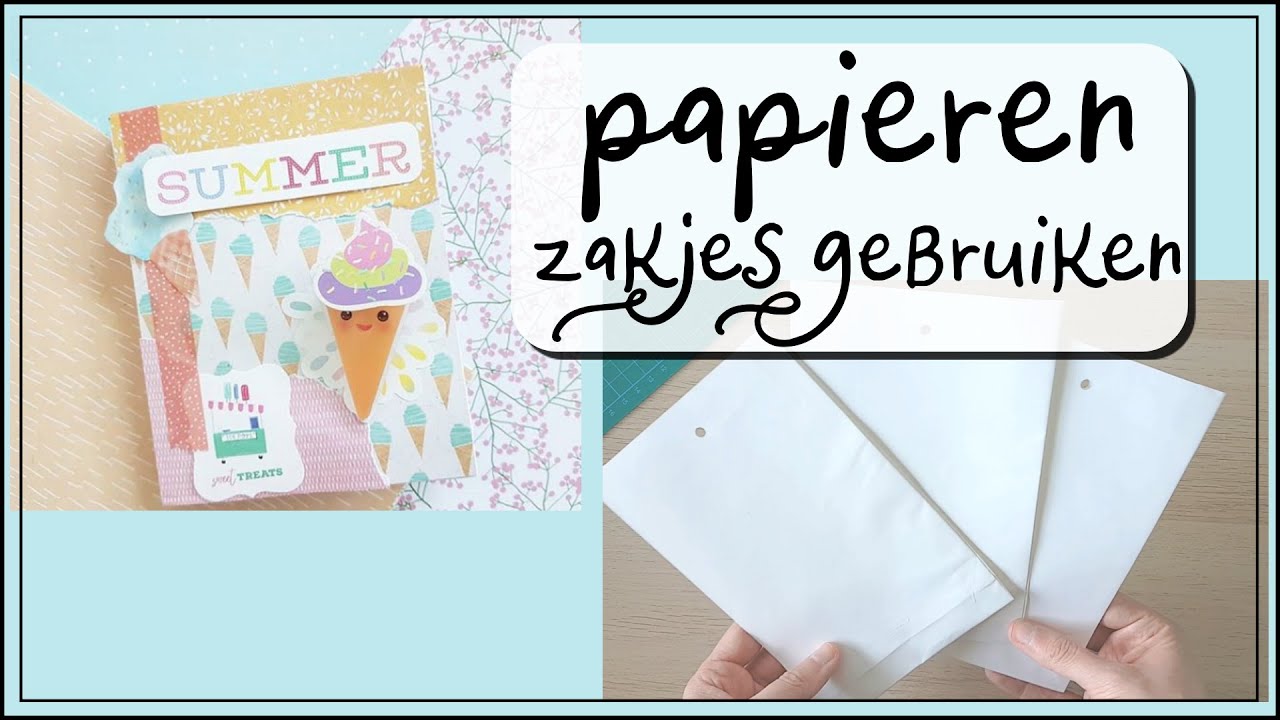 Paperbags Flipbook ◆ Basis Snailmail met Papieren Zakjes ◆ Hoe maak je...? ◆ Tutorials