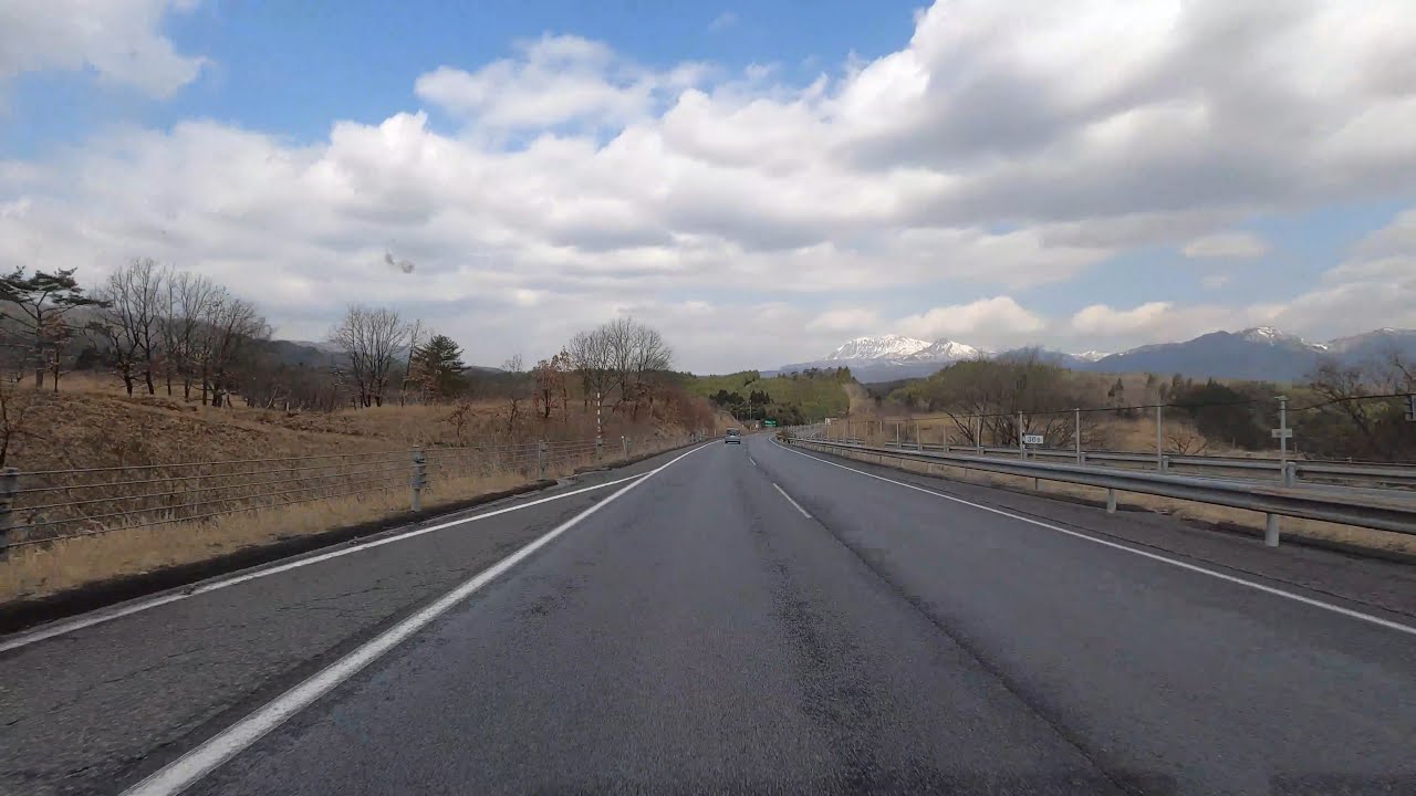 E73 米子自動車道　下り　久世IC～米子本線料金所