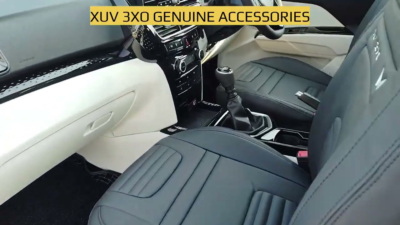 MAHINDRA GENUINE ACCESSORIES XUV 3XO | MAHINDRA SEAT COVER |#genuineaccessories#accessories
