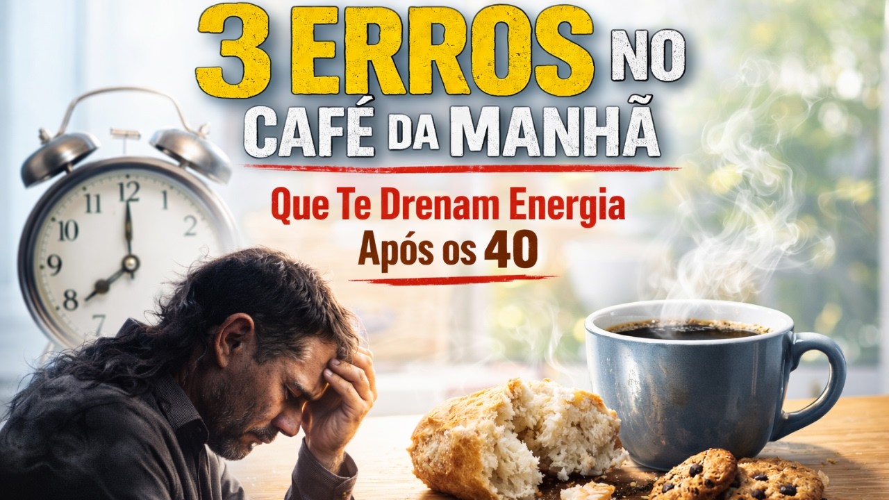 “3 Erros no Café da Manhã Que Sabotam Sua Energia Após os 40”[NÃO COMETA ESSE ERRO] Vida Ativa 40+