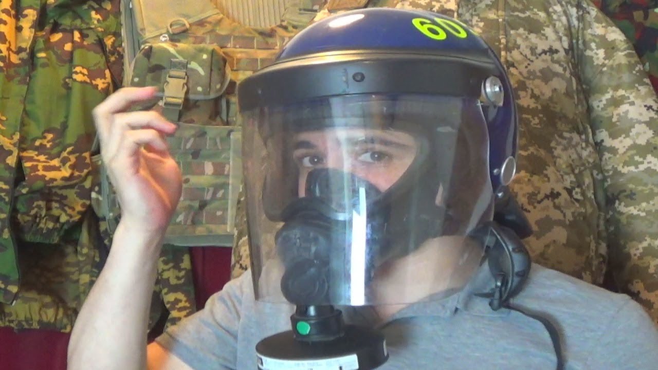 Belgian BEM 4GP Gas Mask/Helmet tests