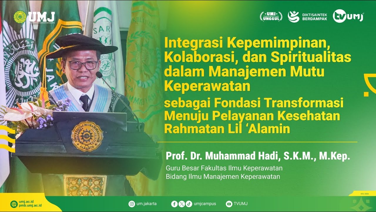 Orasi Ilmiah Prof. Dr. Muhammad Hadi, S.K.M., M.Kep.
