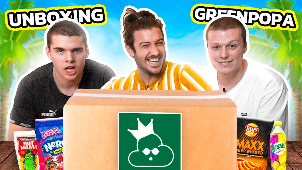 Un VIEWER mange DES PRODUITS EXOTIQUES avec NOUS ! | Unboxing GreenPopa # 3