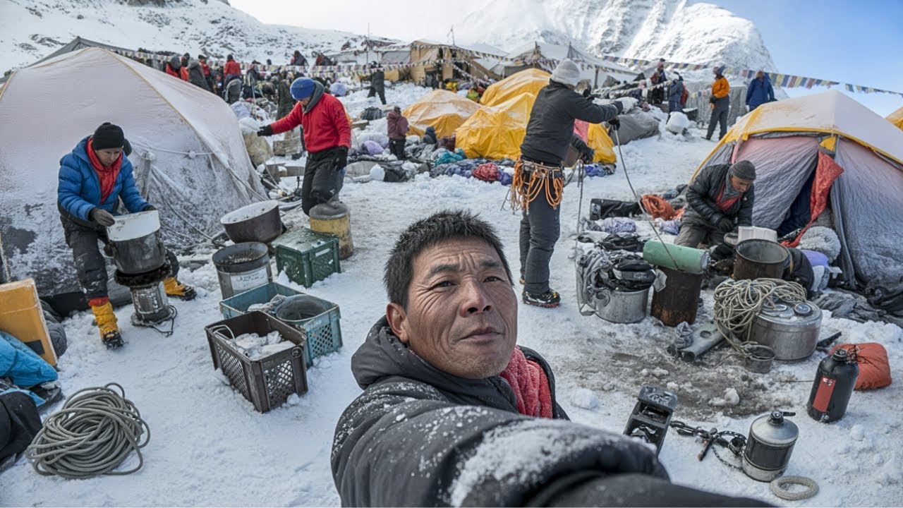 How Sherpas Eat, Sleep & Climb at &ndash;30&deg;C and 8,000 Meters